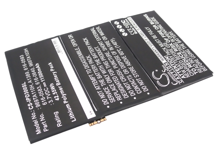 24351_0jrW1QWxVMVPbc Akku passend für Apple iPad 3 A1416, iPad 4 A1458, A1460 11500mAh