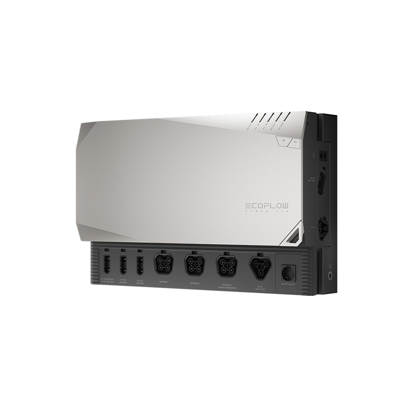 26877_1 Kit d'indépendance EcoFlow avec Power Hub, panneau de distribution, moniteur, kit 2 kWh