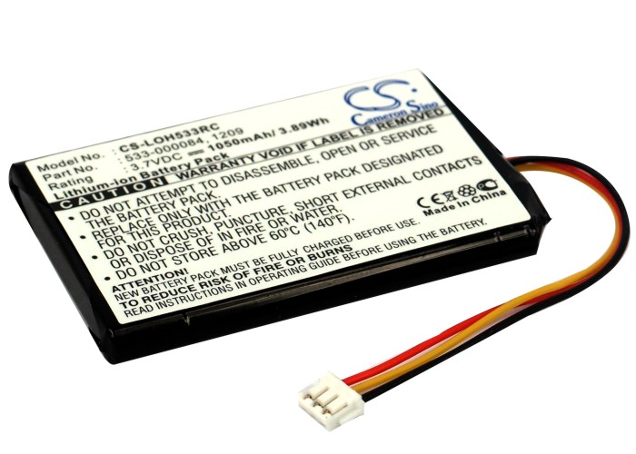 16177_0HLKTQUQjXr40k Akku ersetzt Logitech 533-000084, 1209 1050mAh