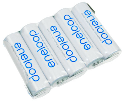 Sanyo ENELOOP, 5er, Reihen, Akkupack, 6V, 2Ah