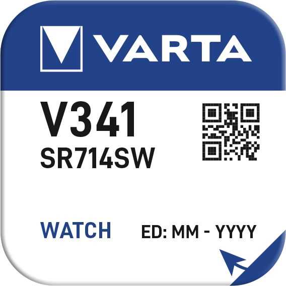 27595_1QDnyN1FpN6IGp 10er Packung Varta V341 Knopfzelle ersetzt 341, SR714SW Batterie