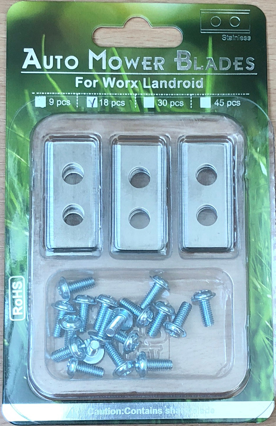22370_0FOtx282vEdodC 9x Ersatz Messer für Worx Landroid Mähroboter (WA0176, WA0190)