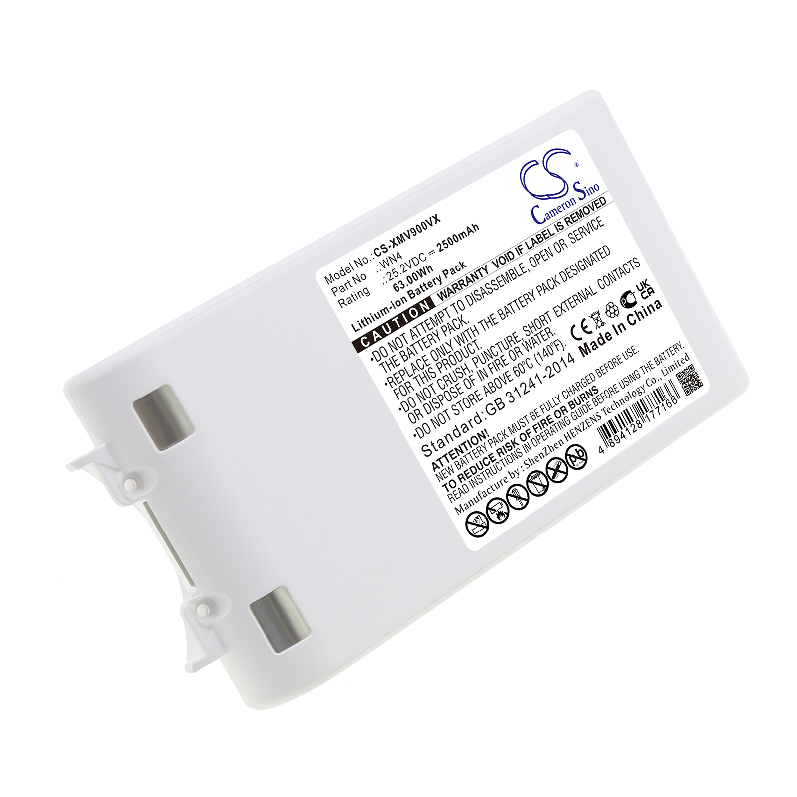 27517_0 Akku ersetzt Xiaomi WN4 passend für 1C, Dreame V8, Dreame XR