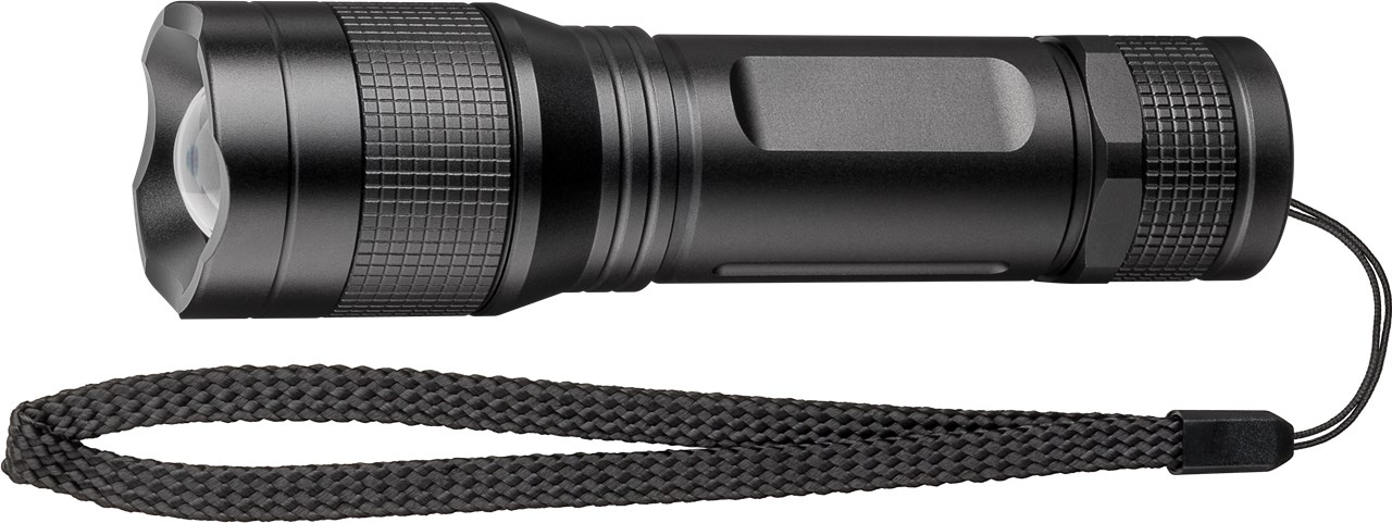 10531_0 LED-Taschenlampe High Bright 300, 300 Lumen, Zoom-Funktion