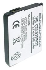 1390_0 Akku passend für Siemens S35, 3506, 3508, 3518, 3568, 3608 1000mAh Li-Ion