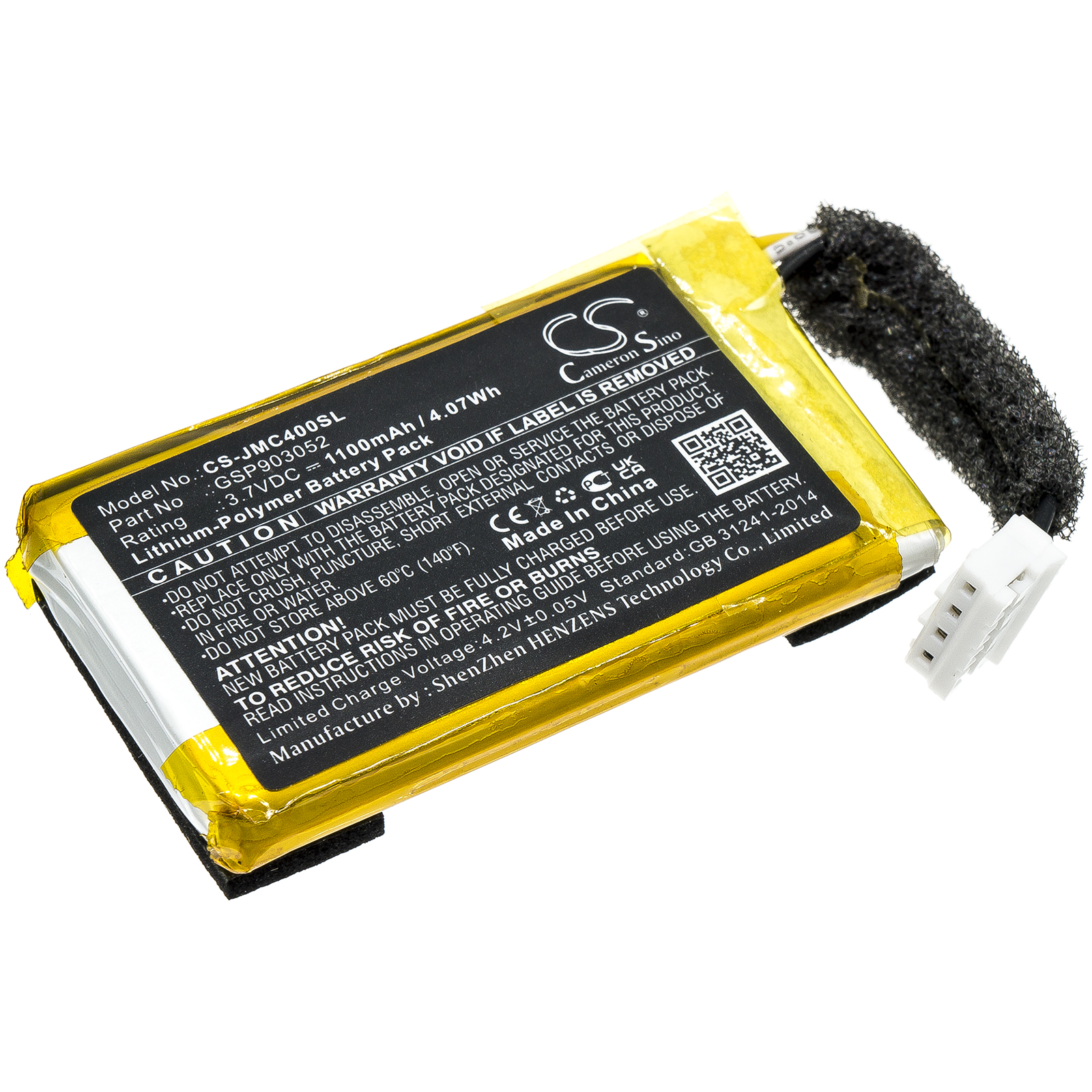 26752_0 Akku ersetzt GSP903052 passend für JBL Clip 4, AN0402-JK0009880Akku ersetzt GSP903052 pass