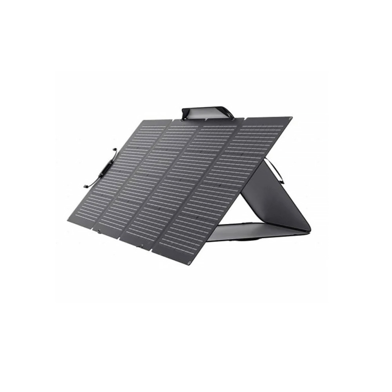 Panneau solaire pliable biface EcoFlow 220W, 220 W à l'avant, 155 W à l'arrière