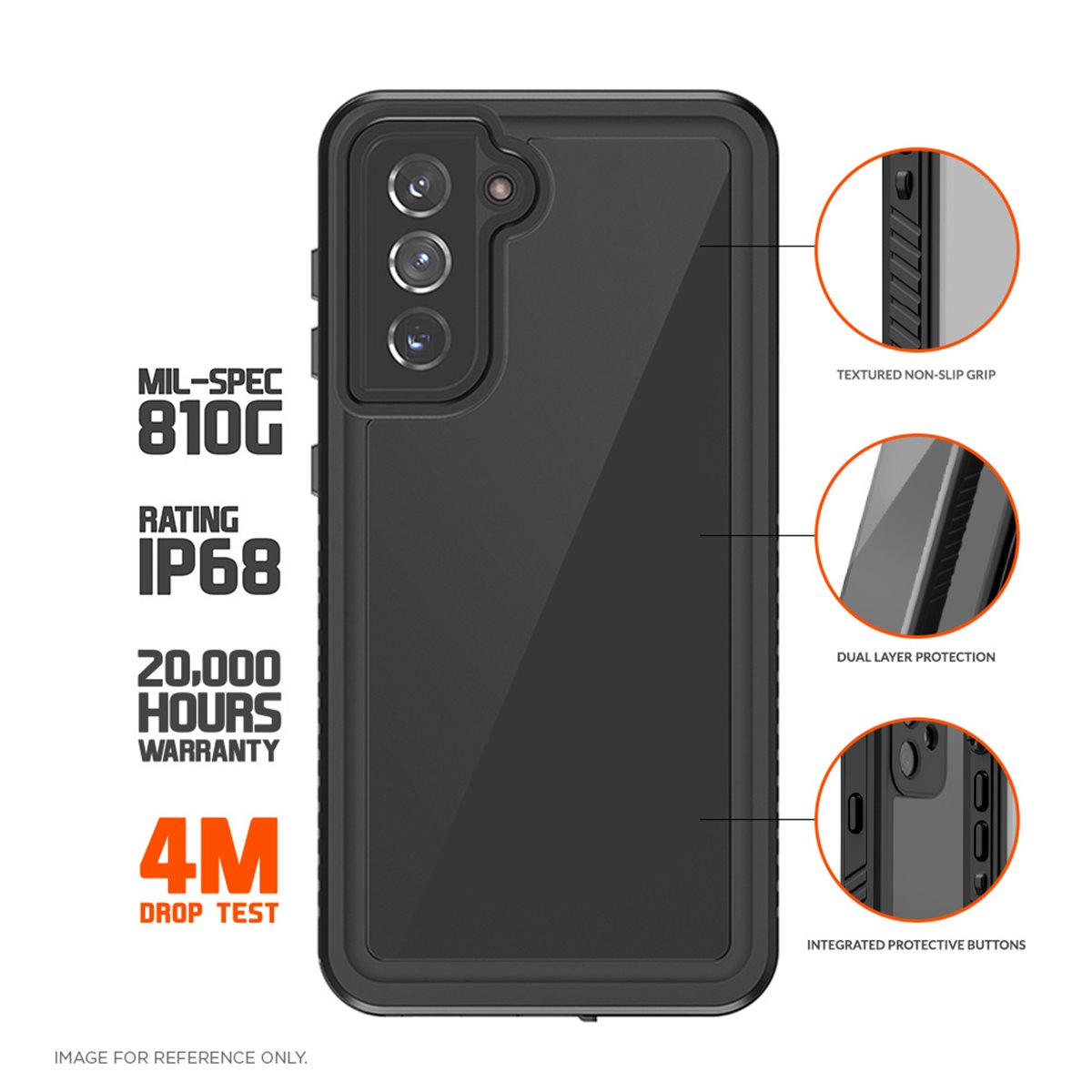 26320_10TxtXkYkCZ22m EIGER SAMSUNG GALAXY S22+ OUTDOOR-COVER LAWINENHÜLLE SCHWARZ