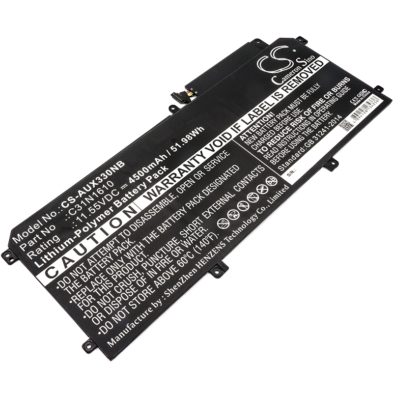 24154_0b1JvF2Z2qHoyS Akku ersetzt Asus C31N1610 passend für Zenbook UX330CA, UX330U 4500mAh