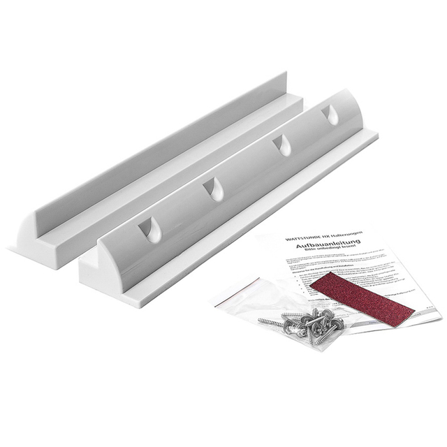 26566_0LGaCarOxRcx12 WATTSTUNDE® Solarmodul Halterung HXH51/W ABS Kunststoff weiss