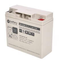 26100_0q7SukxQyx7sr0 Battery-Direct 12V 17Ah Akku, Standby, AGM Bleiakku, Pol B1 (Schraube u. Mutter)