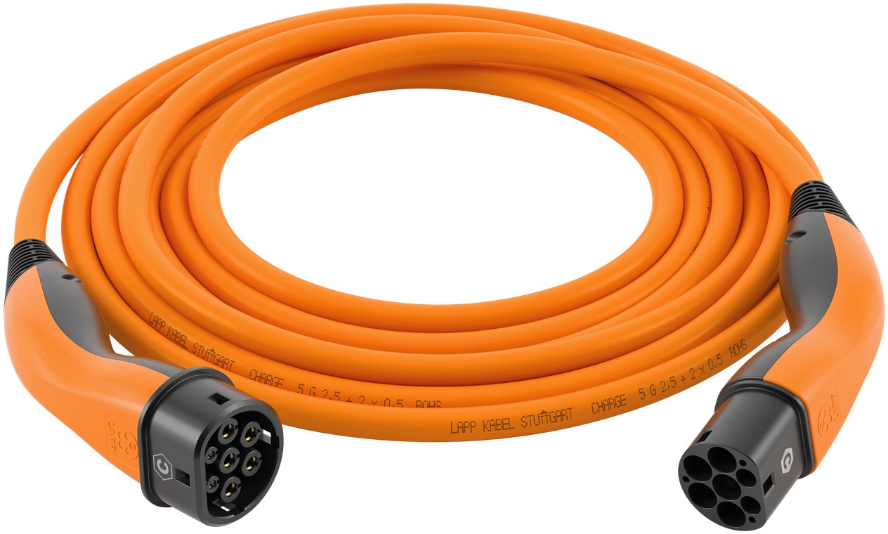 26065_0emr4DNIgMJI8Z Ladekabel Typ 2, bis zu 11 kW, 7 m, Orange