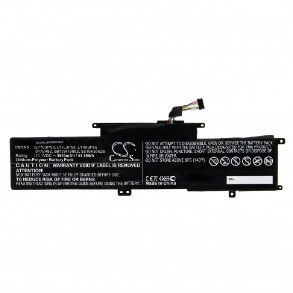 24790_0 Akku ersetzt Lenovo 01AV481, 01AV482 passend für ThinkPad L390 Yoga 3950mAh