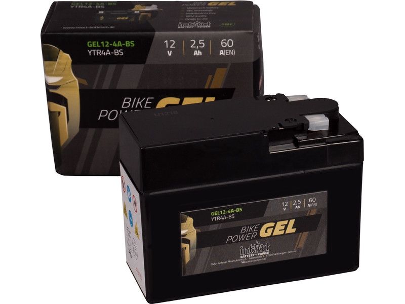 12437_1K6qap1bHYVq16 Intact GEL12-4A-BS Batterie moto GEL remplace 00972503P3, MS12-4A-BS 12V 2.5Ah