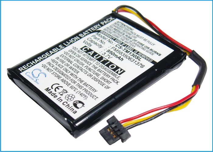 25611_097uCdUplLqijM Akku ersetzt TomTom VF2, FM58350631376 950mAh