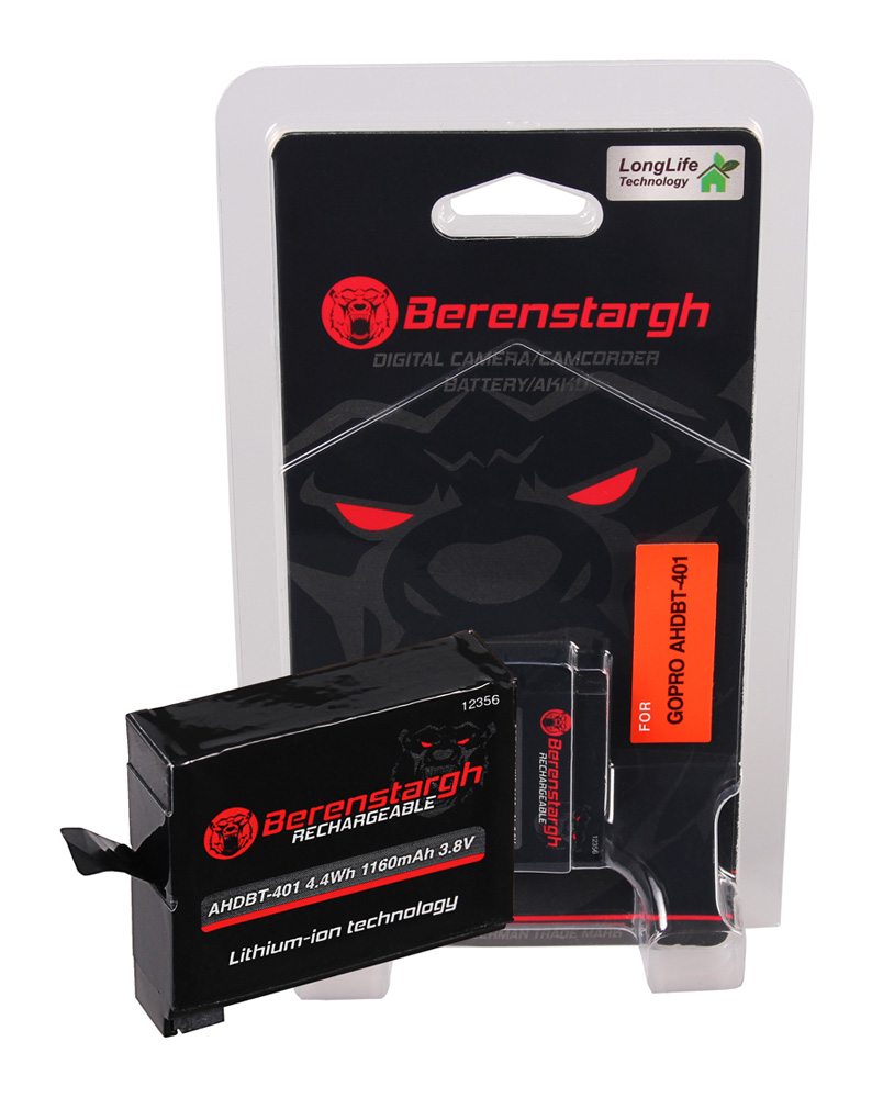 21794_0E8pgA8Ts8WeIP BERENSTARGH Akku ersetzt GoPro AHDBT-401 1160mAh