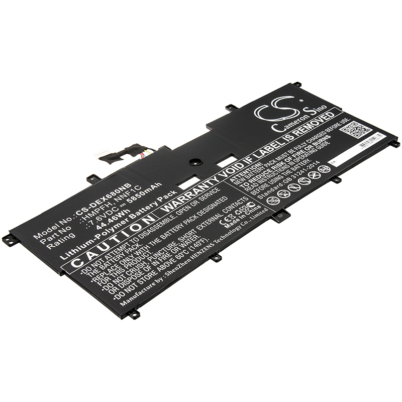 25316_0cbe39fwThrZky Akku ersetzt Dell HMPFH, NNF1C passend für N003X9365-D1516FCN, XPS 13 9365