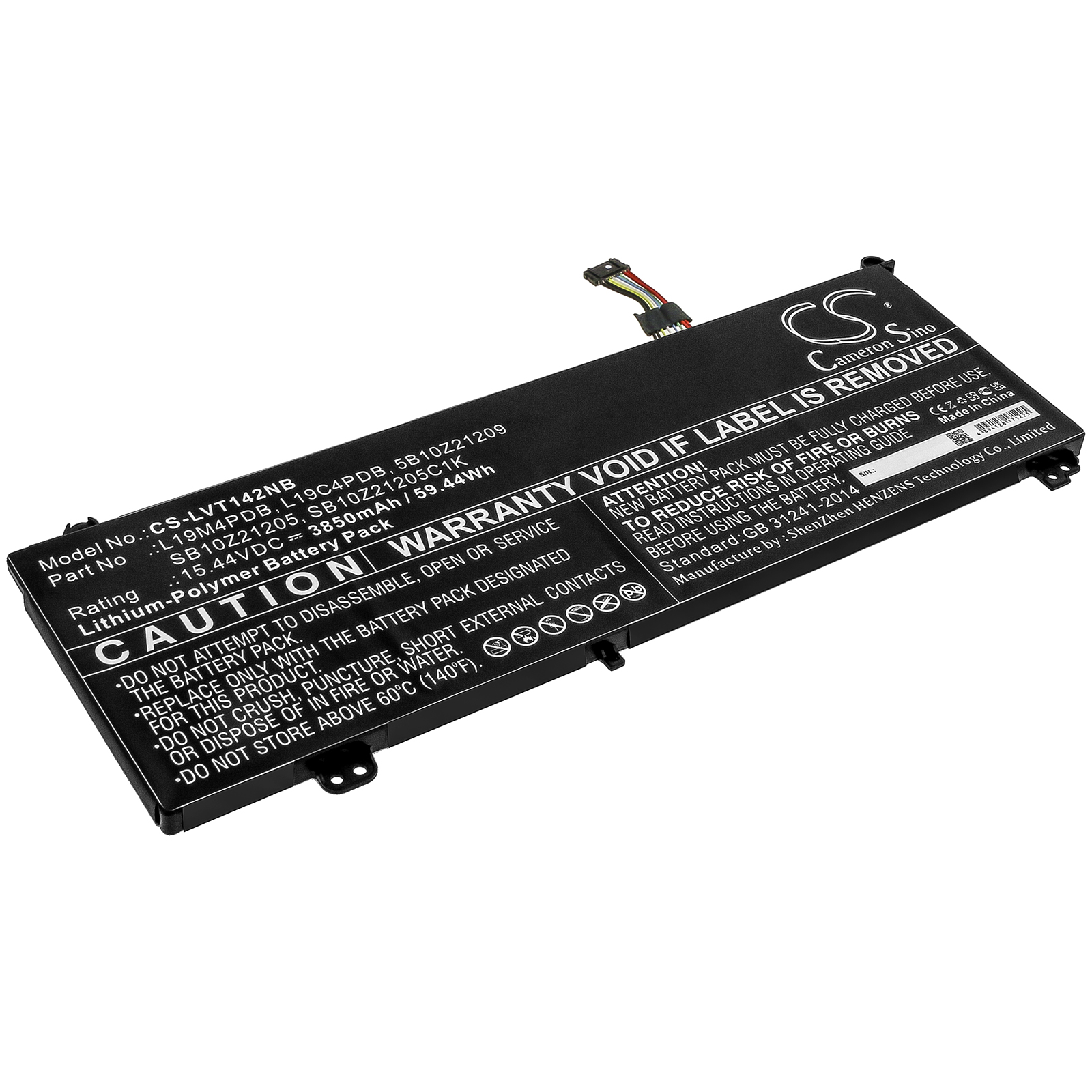 26664_0 Akku ersetzt L19C4PDB passend für Lenovo ThinkBook 14s Yoga ITL-20WE000YAU