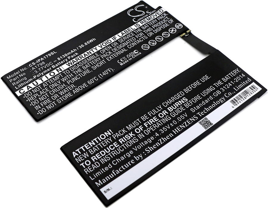 24360_0 Akku passend für Apple iPad Pro 10.5" 2017 A1701, A1709, A1852 ersetzt A1798
