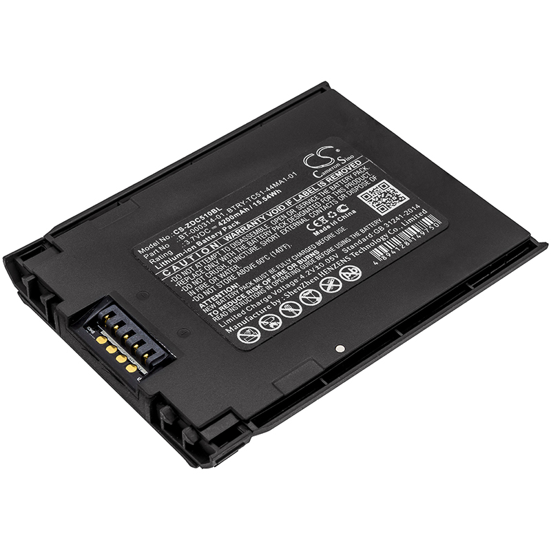 25320_0 Batterie remplaçant Zebra BTRY-TC51-43MA1-01, BT-000314 compatible avec TC510, TC52, 56, 57