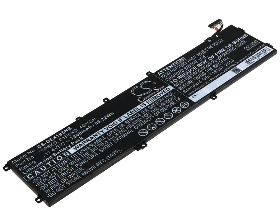 25458_0QvSSpMvCGcNm4 Akku ersetzt Dell 062MJV, 4GVGH, T453X passend für Precision 5510, XPS 15 9530