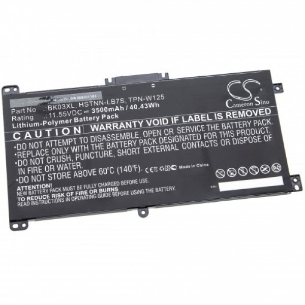 23860_0olkOJaXZ7ObzW Akku ersetzt HP BK03XL, HSTNN-LB7S, HSTNN-UB7G 3500mAh