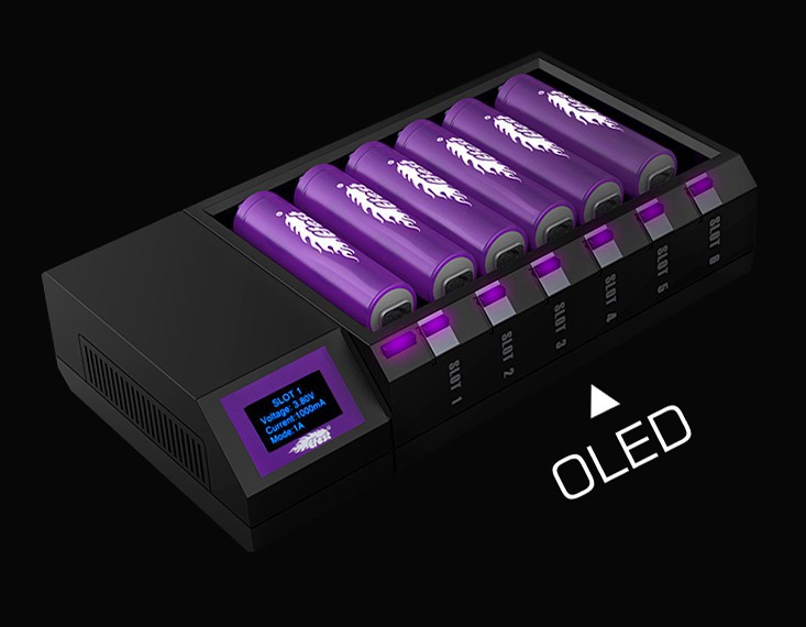 19533_091dPEm9R0gD8S Efest BLU6 bluetooth Ladegerät für Li-Ionen Akkus