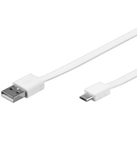 15860_0S46dUhkiUdprI Micro USB Kabel wie AC-6, PCBU10, Flach Weiss