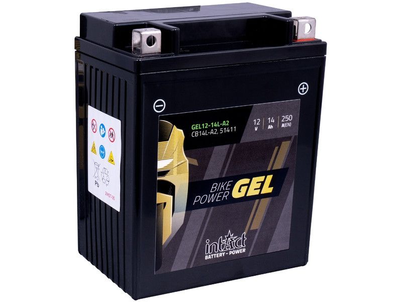 14284_0 Intact GEL12-14L-A2 batterie de moto GEL remplace 08005140B, YTX14AH-BS-PW 12V