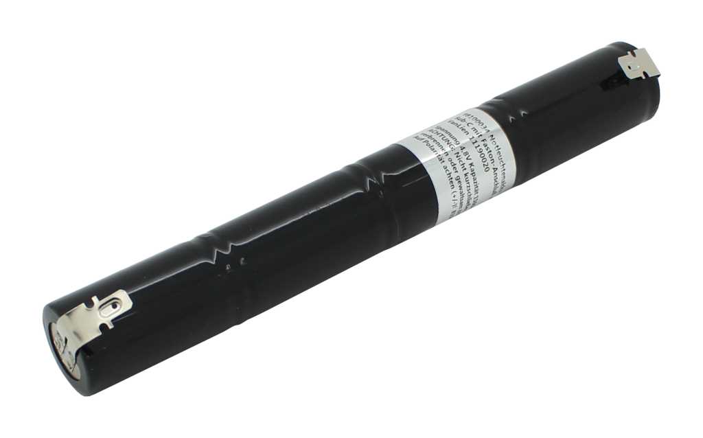 22223_0u56IcsKMp7NK2 Notleuchten Akku 4.8V 1800mAh Ni-CD L1x4 mit Faston-Anschluss