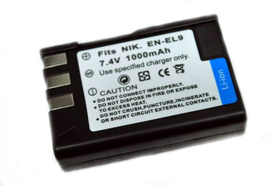 8150_0NYYJQTQepNgq8 Akku ersetzt Nikon EN-EL9, EN-EL9A, EN-EL9E 1000mAh