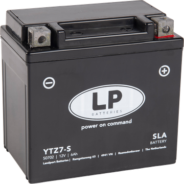 24739_0 LP YTZ7-S SLA Motorradbatterie CTZ7-S, CTZ7-BS, DIN 50702, SLA12-7Z-S 12V 6Ah