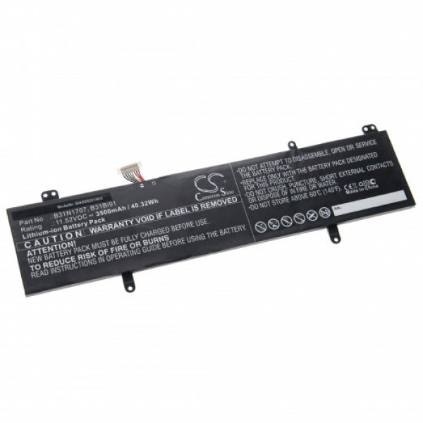 24215_0 Akku ersetzt Asus B31N1707, 0B200-02710000, 0B200-02710200