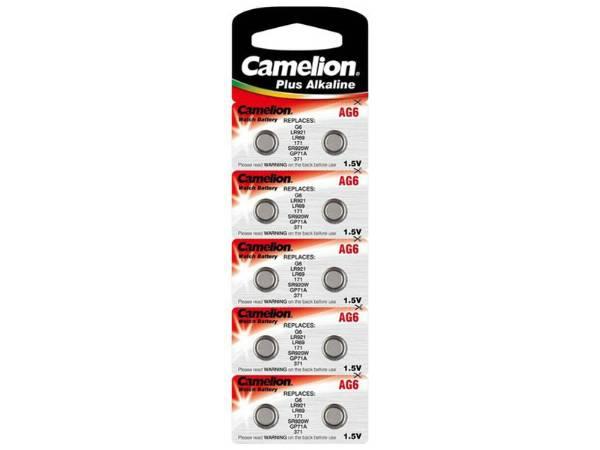 16978_0jODvyyIjF43zC Camelion AG6, LR69, LR921, piles par paquet de 10