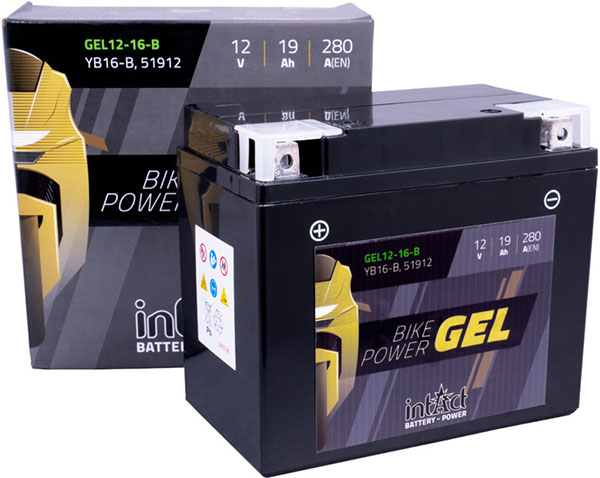 Intact GEL12-5ZS batterie de moto GEL remplace YTZ5S, GEL12-5Z-S, 12V 4Ah
