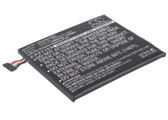 15499_0YBqzf5PTI5Zbf Akku ersetzt HTC 35H00187-00M, 35H00187-01M, BJ83100 1800mAh