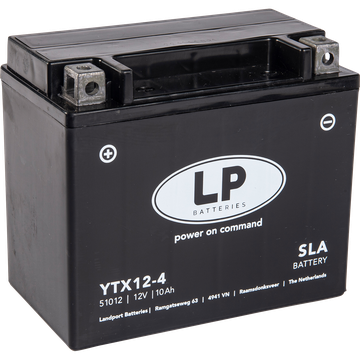 22278_0CNPKiQgJuDO7q LP YTX12-4 SLA Motorradbatterie ersetzt CTX12-BS, FTX12-BS, GTX12-BS, M6014 12Ah