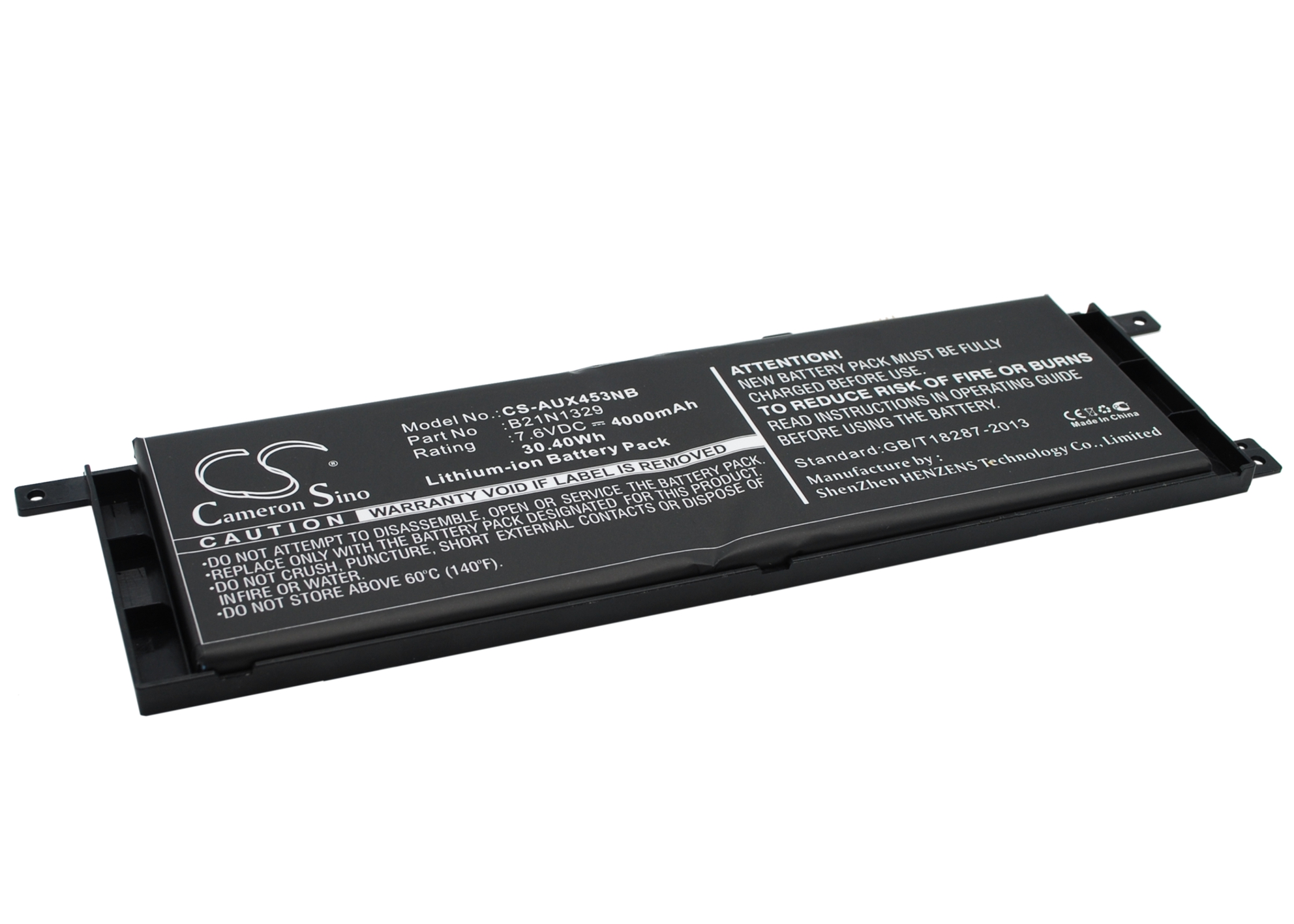 25415_0j4KqRq1tKLqsO Akku ersetzt Asus C21N1329 passend für B06WWPXC3M, F553M, P553MA, R515M, X403