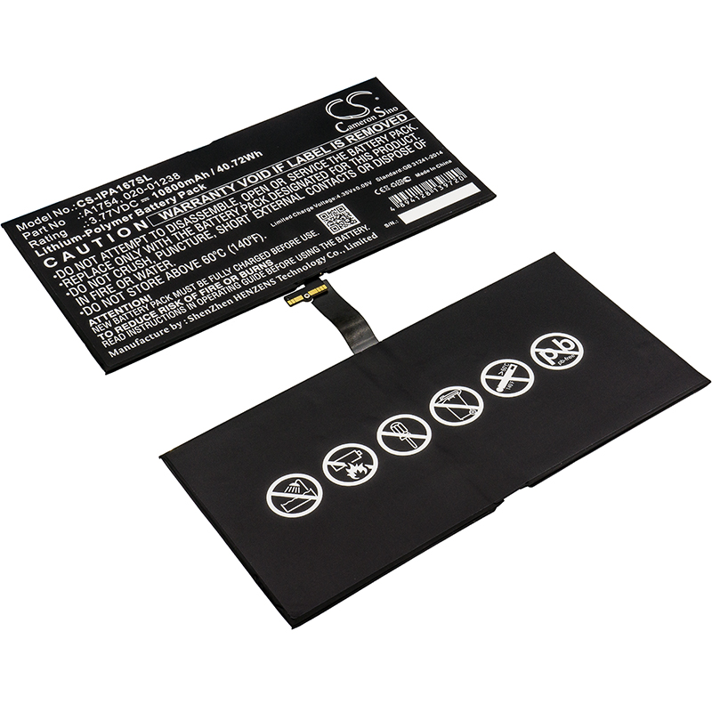 24359_0gguWCjkM7l73X Akku passend für Apple iPad Pro 12,9" 2017 2nd Gen A1670, A1671, A1821