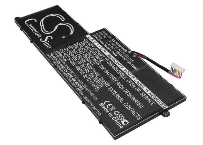 23934_0 Akku ersetzt Acer AC13C34, KT.00303.005 11.4V 2640mAh